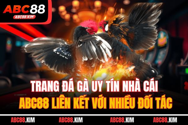 Trang đá gà uy tín nhà cái ABC88 liên kết với nhiều đối tác Trang đá gà uy tín nhà cái ABC88 liên kết với nhiều đối tác