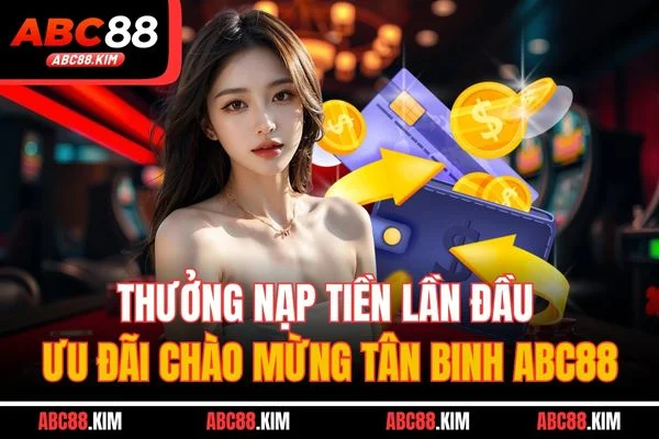 Thưởng Nạp Tiền Lần Đầu - Ưu Đãi Chào Mừng Tân Binh ABC88